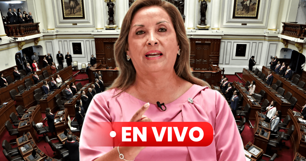 Mensaje de la Nación Dina Boluarte EN VIVO: preside...