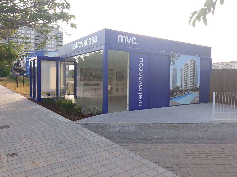 Oficina modular de ventas Metrovacesa