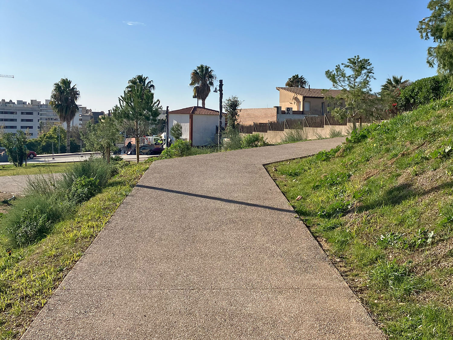 El Parc del Mas de la Mel apuesta por el hormigón p...