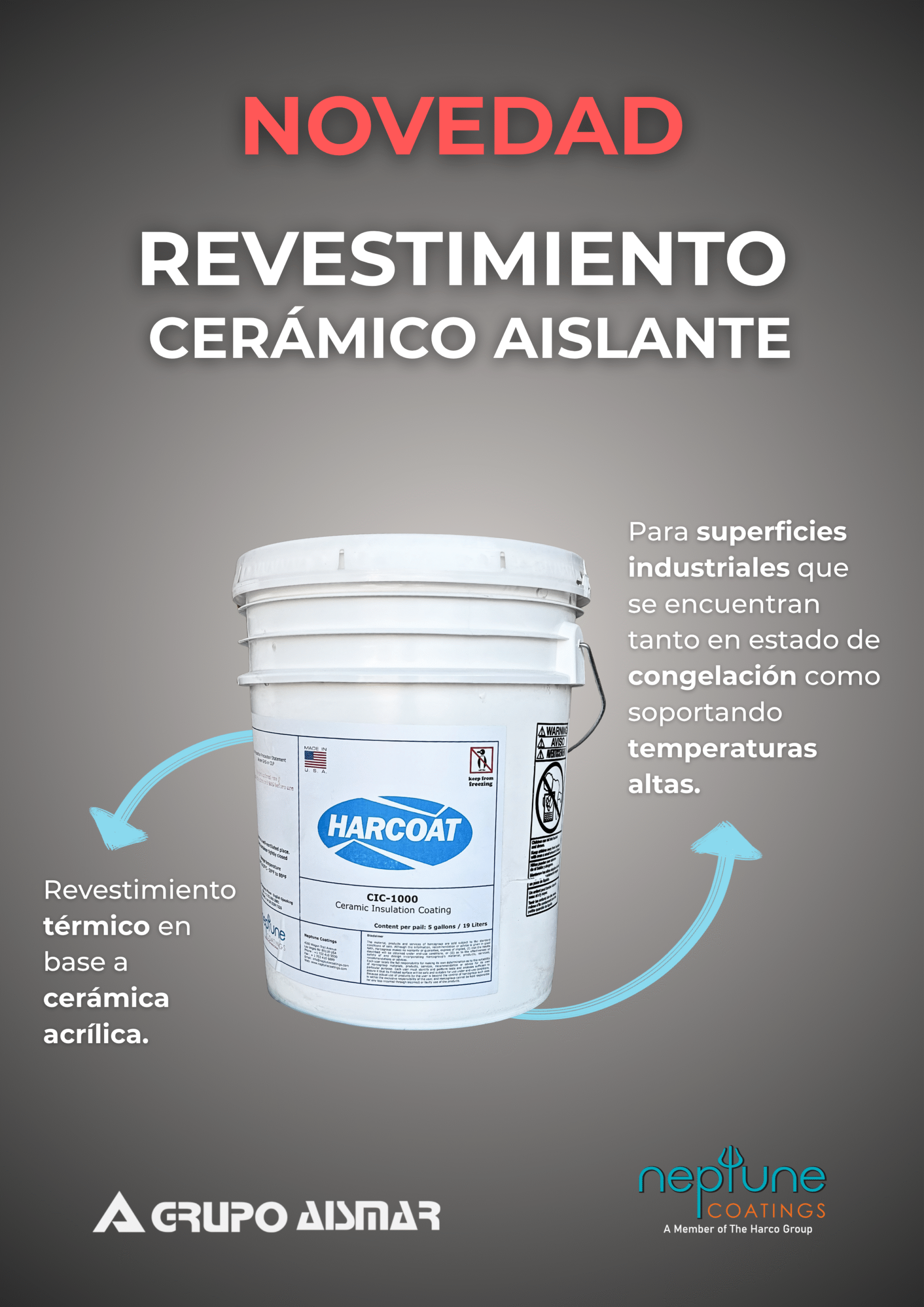 Grupo Aismar lanza Harcoat CIC 1000, un recubrimient...