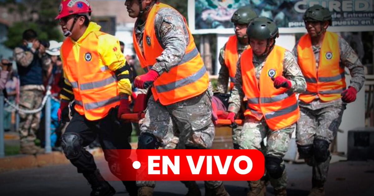 Simulacro Nacional Multipeligro 2025 EN VIVO: así s...