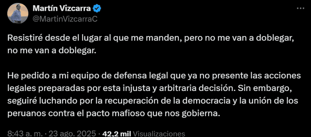Martín Vizcarra.   