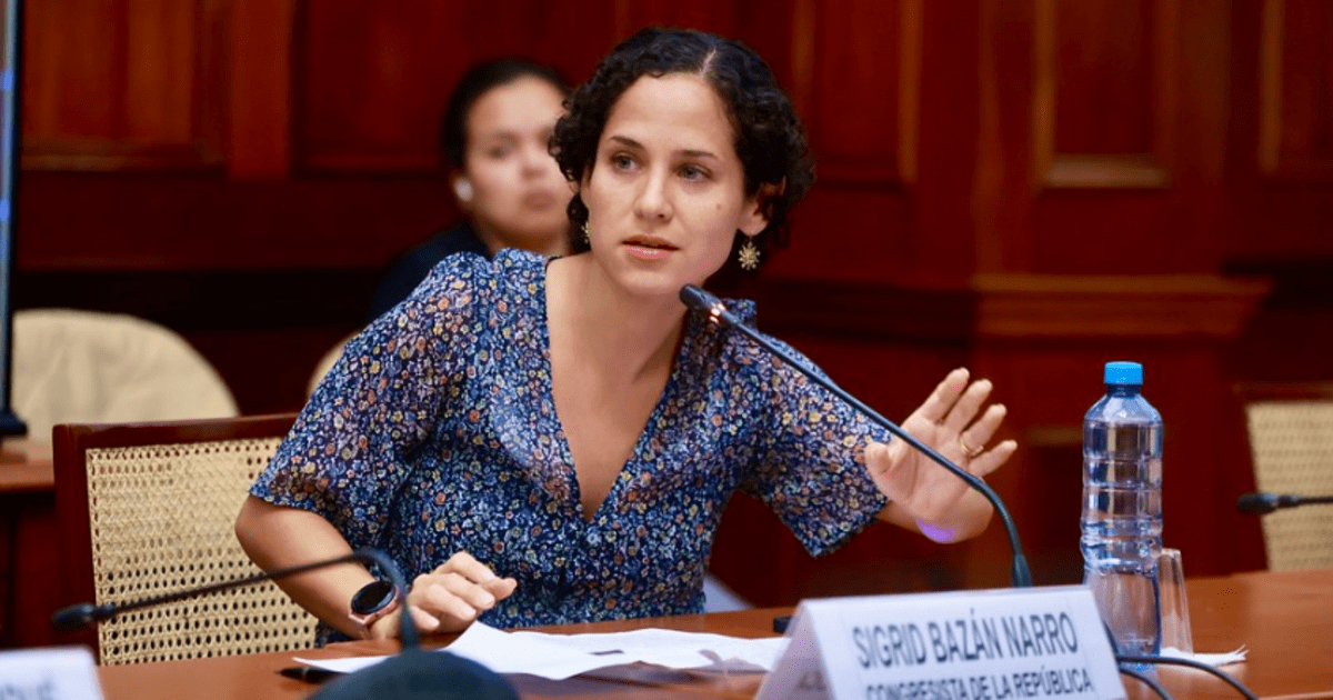 Sigrid Bazán impulsa derogatoria de la reforma de p...