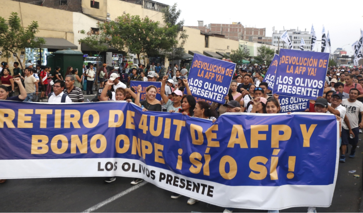 Marcha por el retiro AFP este 13 de septiembre: afil...