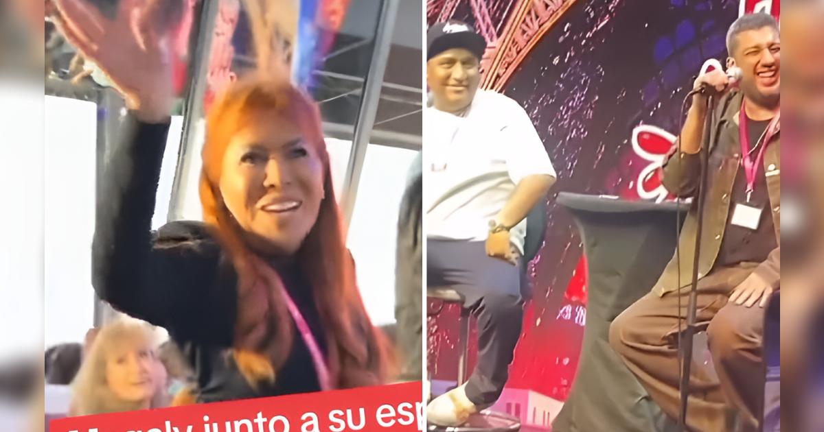 Magaly Medina atiende show de Jorge Luna y Ricardo M...